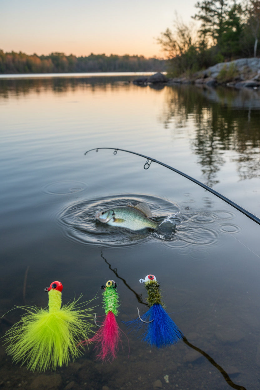 Homemade Crappie Hair Jigs