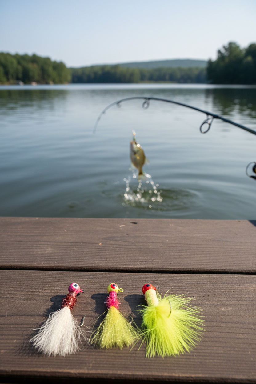 Homemade Crappie Hair Jigs