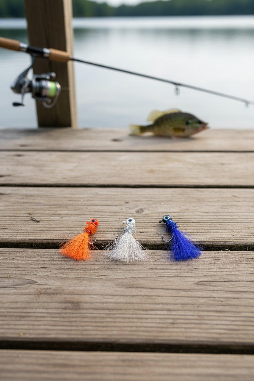 Homemade Crappie Hair Jigs