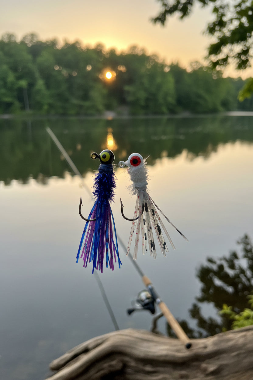 Homemade Crappie Rubber Jigs